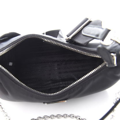 Prada Nylon Re-Edition 2005 Shoulder Bag Black 4 of 12