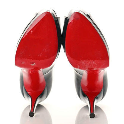 Christian Louboutin Patent Palais Royal 140 Pumps 39 Teal 6 of 13