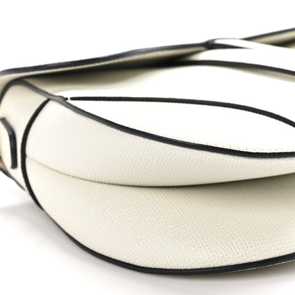 Christian Dior Grained Calfskin Saddle Bag With Strap Latte 8 of 11