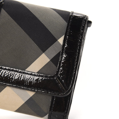 Burberry Beat Check Penrose Continental Wallet Black 8 of 12
