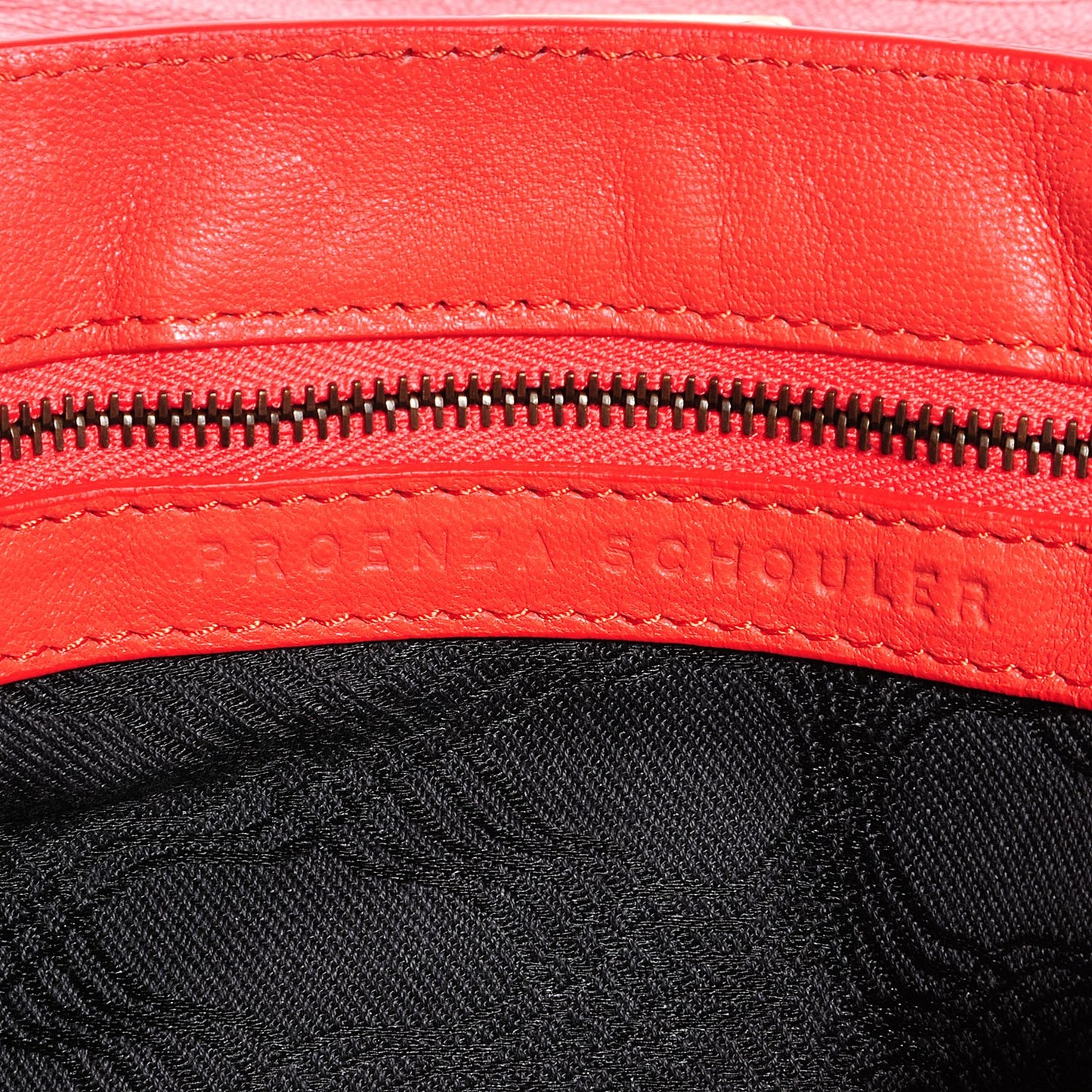 Lux Leather PS1 Pochette Clutch Coral