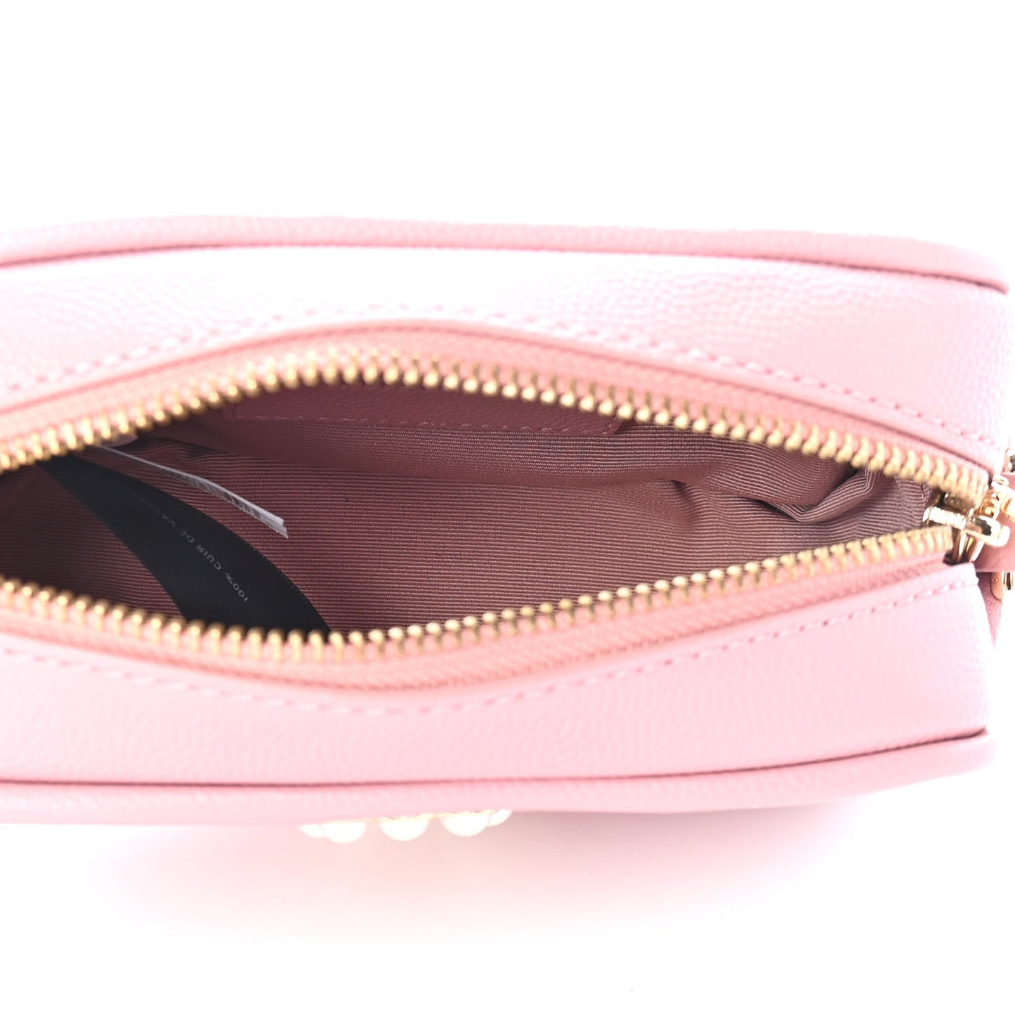 Calfskin Quilted Pearl The Softshot 17 Crossbody Pink Rose