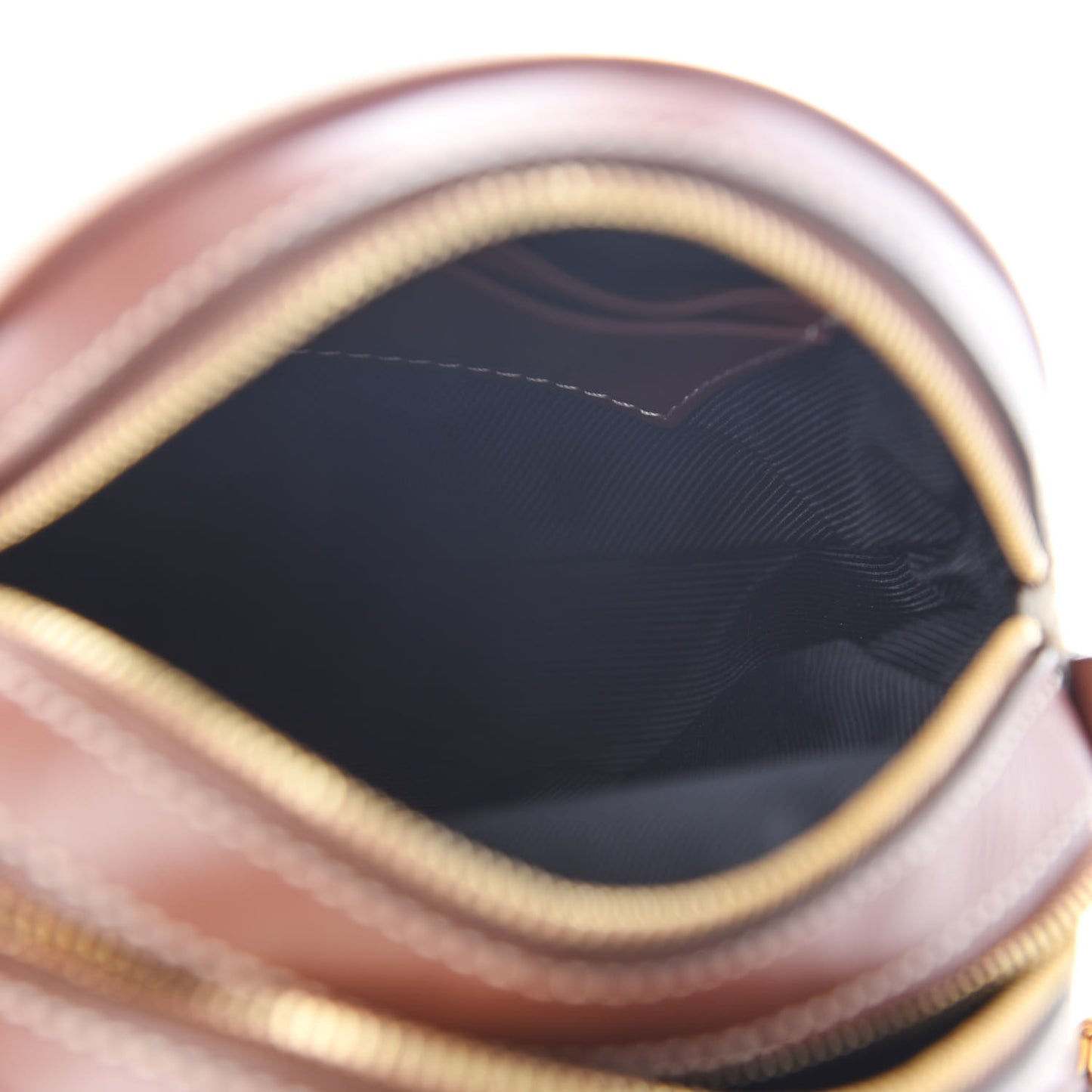 Canvas Calfskin Louise Bag Natural