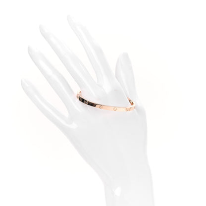 Cartier 18K Pink Gold Small LOVE Bracelet 15 2 of 6
