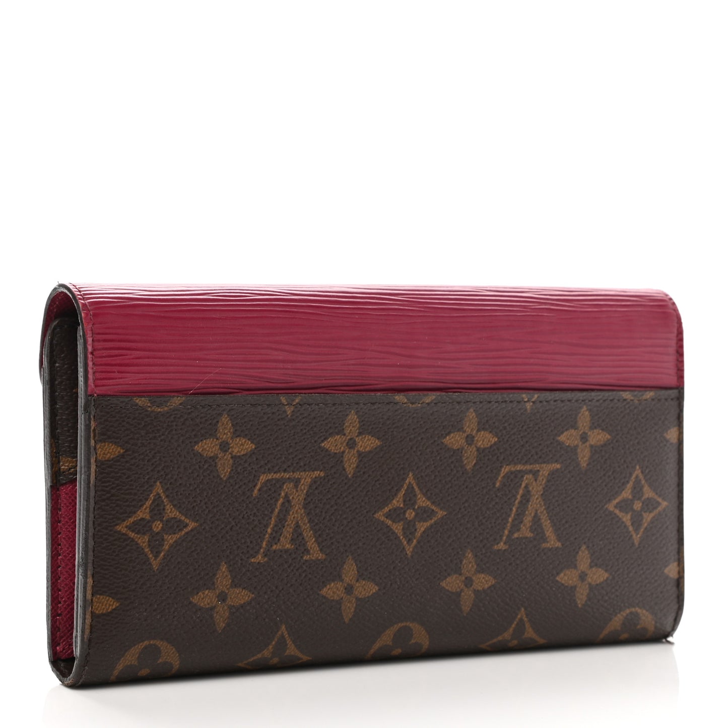Monogram Epi Marie-Lou Long Wallet Fuchsia