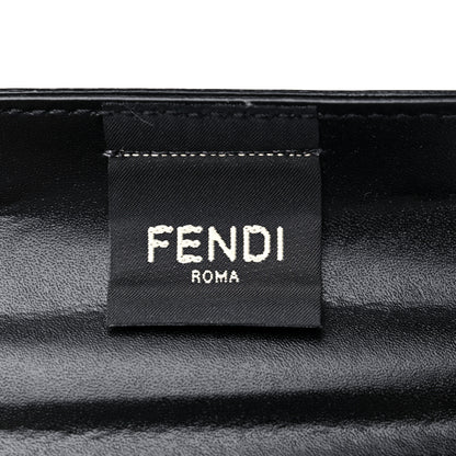 Fendi Recycled Plastic Vitello Liberty Matte Medium Fendi Basket Black Miele Scuro 6 of 12