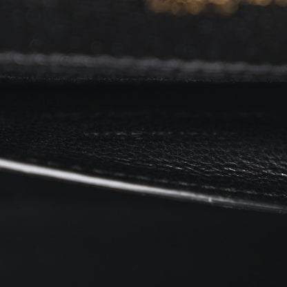 Saint Laurent Grain De Poudre Medium Classic Monogram Kate Satchel Black 7 of 10