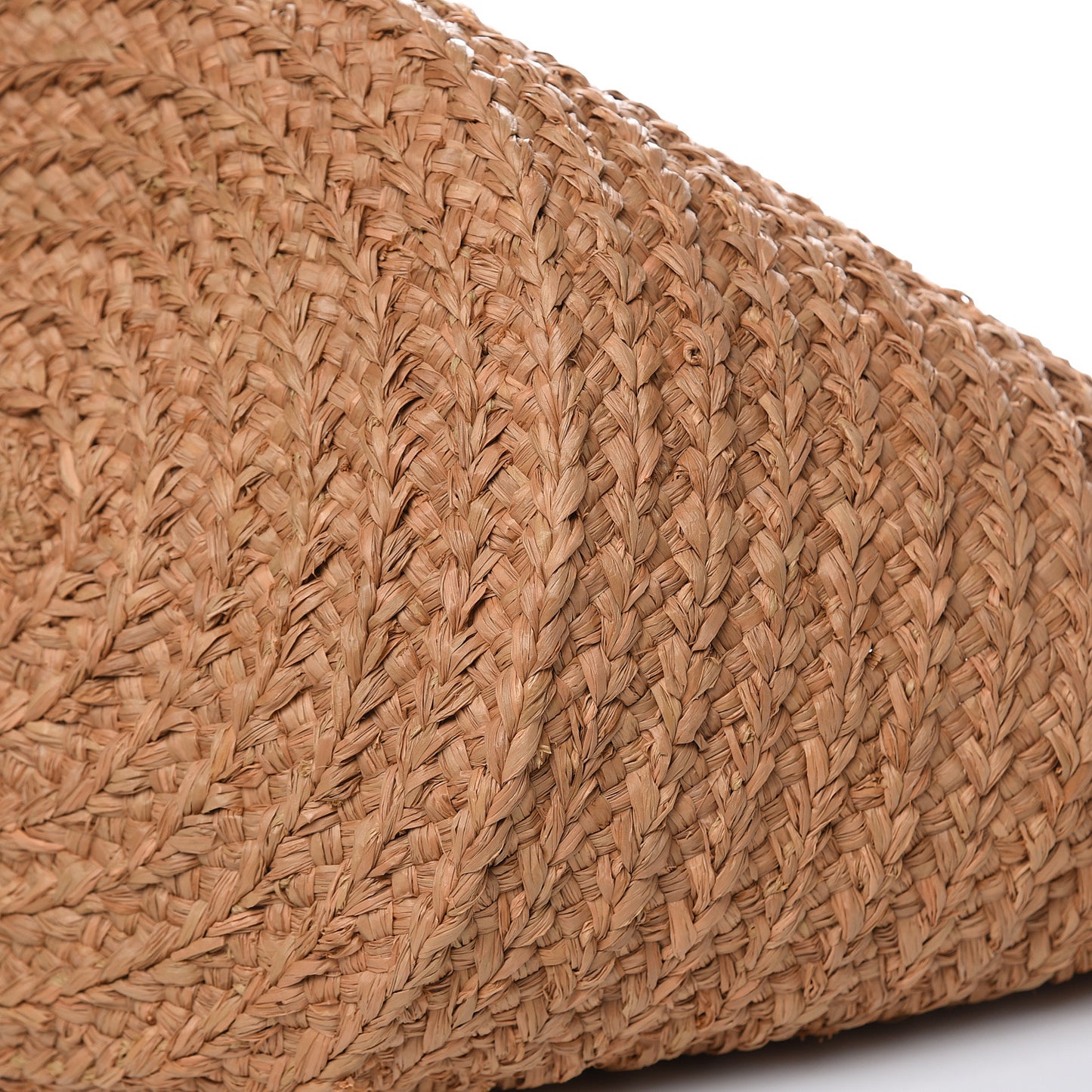 Raffia Calfskin Medium Panier Tote