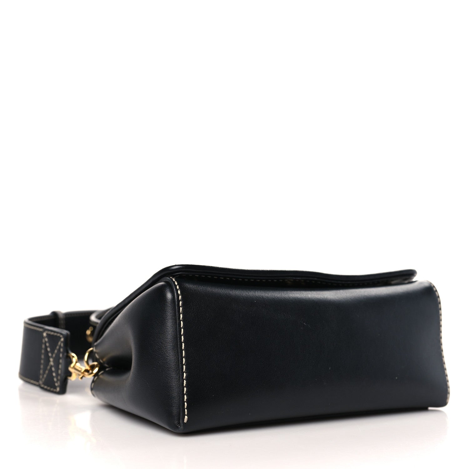 Burberry Calfskin Horseferry Print Small Crossbody Bag Black 4 of 9