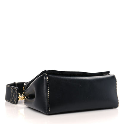 Burberry Calfskin Horseferry Print Small Crossbody Bag Black 4 of 9