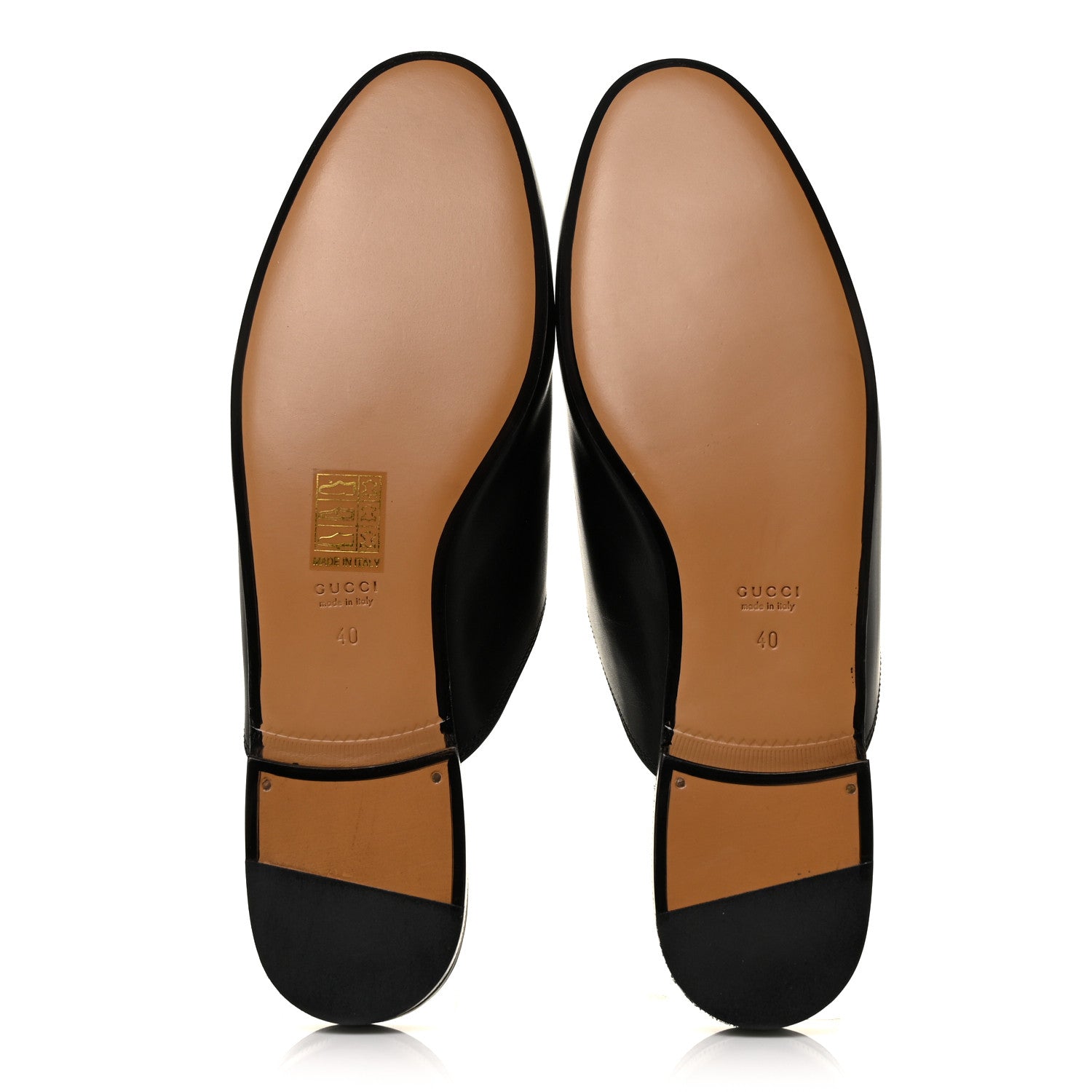Gucci Calfskin Flower Embroidered Princetown Slippers 40 Black 6 of 9