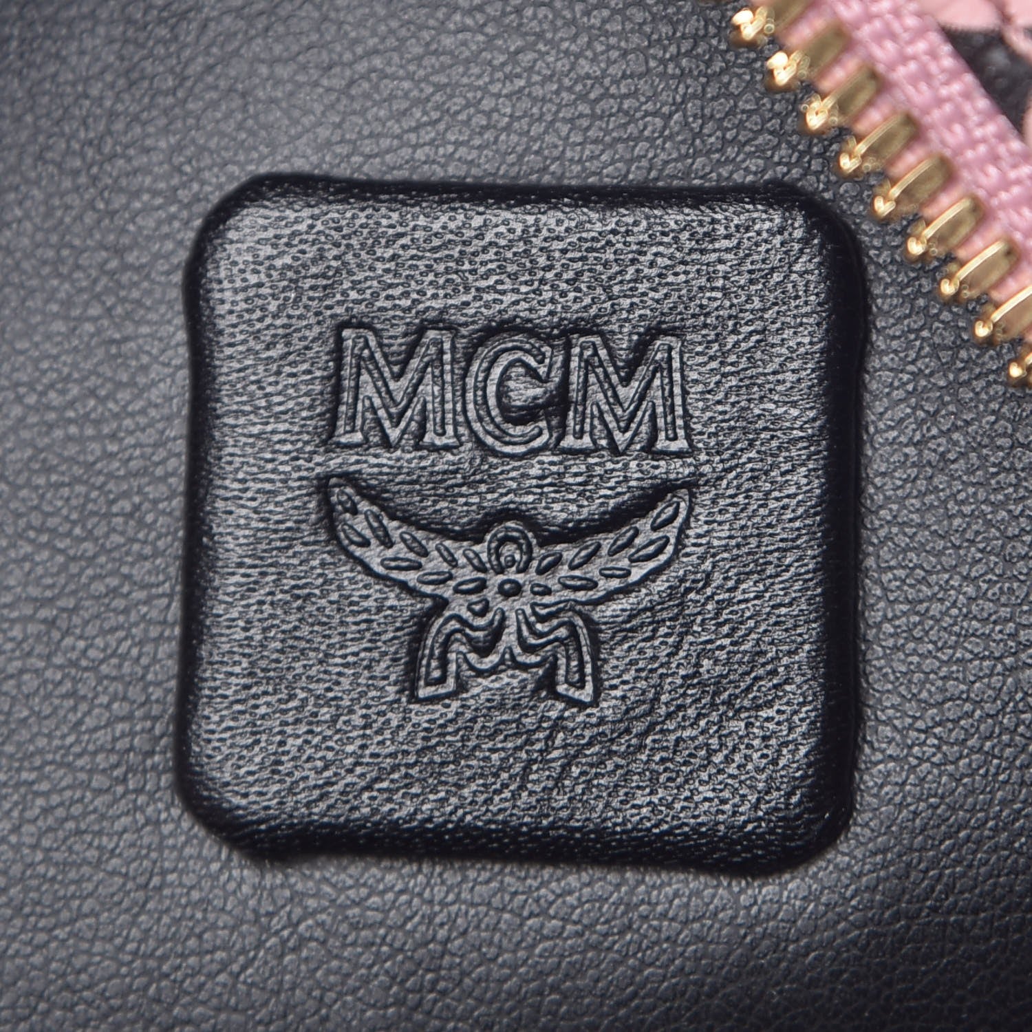 MCM Visetos Side Stud Mini Stark Backpack Pink 6 of 8