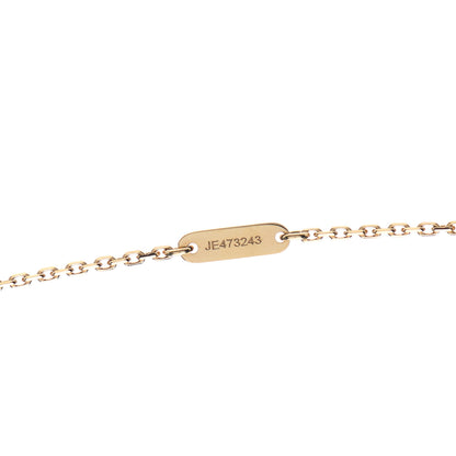 Van Cleef & Arpels 18K Yellow Gold Mother of Pearl Sweet Alhambra Pendant Necklace 6 of 7