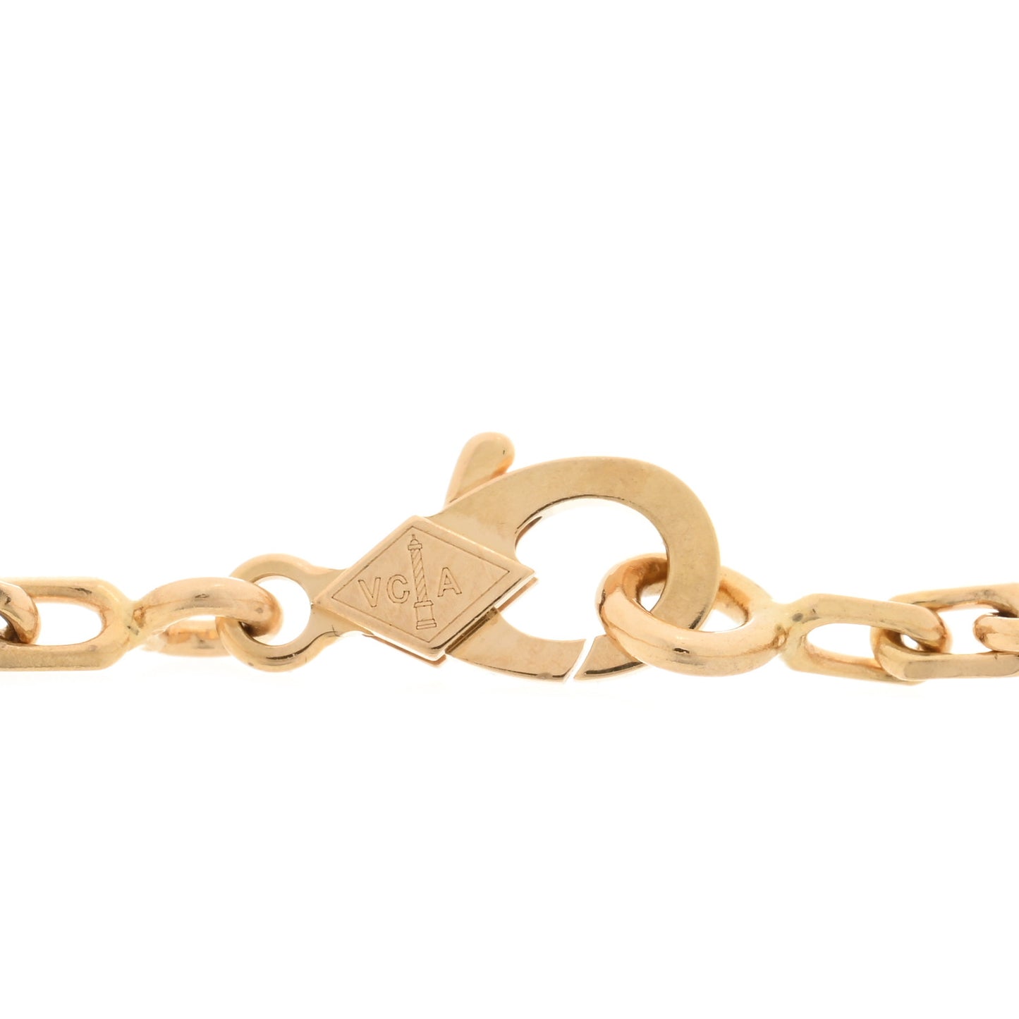 18K Yellow Gold 5 Motifs Vintage Alhambra Bracelet