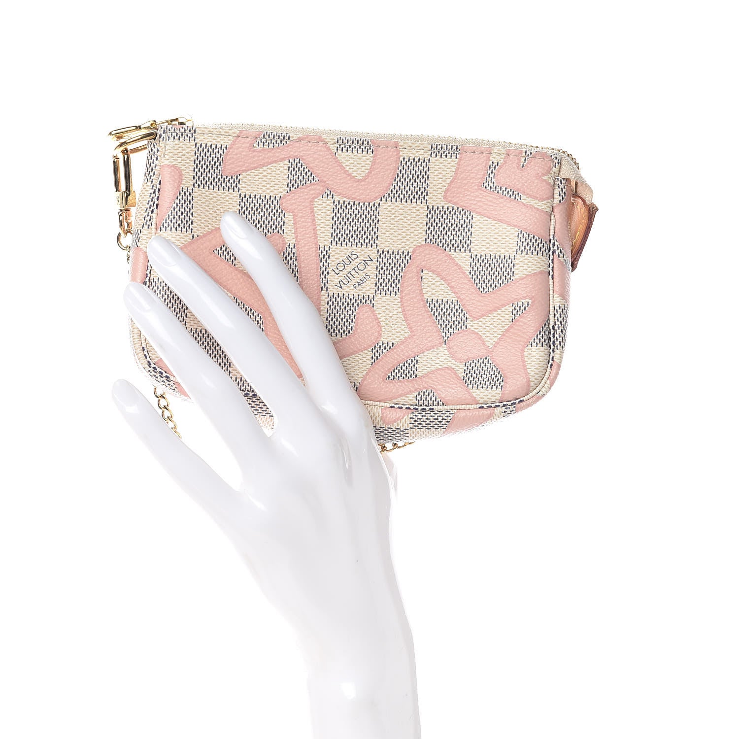 Louis Vuitton Damier Azur Tahitienne Mini Pochette Accessories 2 of 13