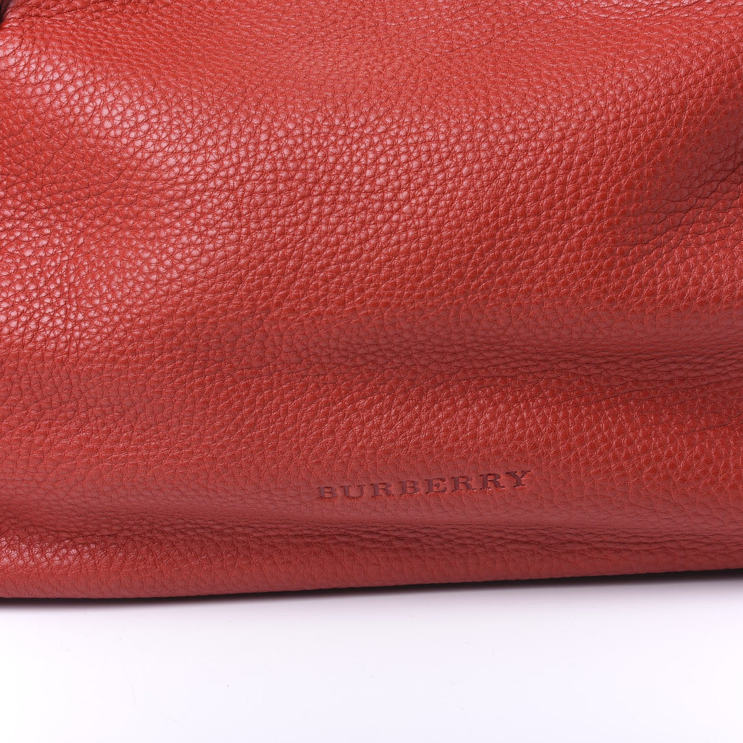 Grainy Calfskin House Check Medium Maidstone Red