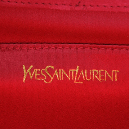 Saint Laurent Patent Monogram Large Belle De Jour Clutch Fuchsia 6 of 6