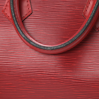 Louis Vuitton Epi Speedy 25 Castillan Red 15 of 17
