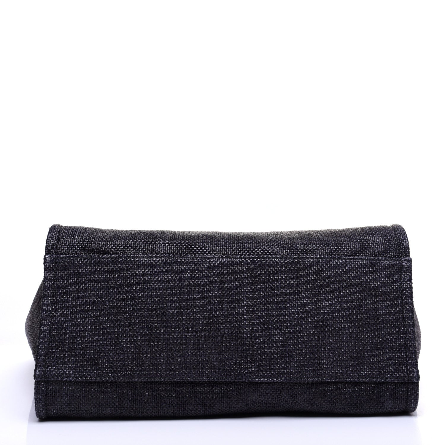 Chanel Woven Straw Raffia Medium Deauville Tote Navy 10 of 14