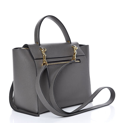Celine Grained Calfskin Micro Belt Bag Grey 3 of 11