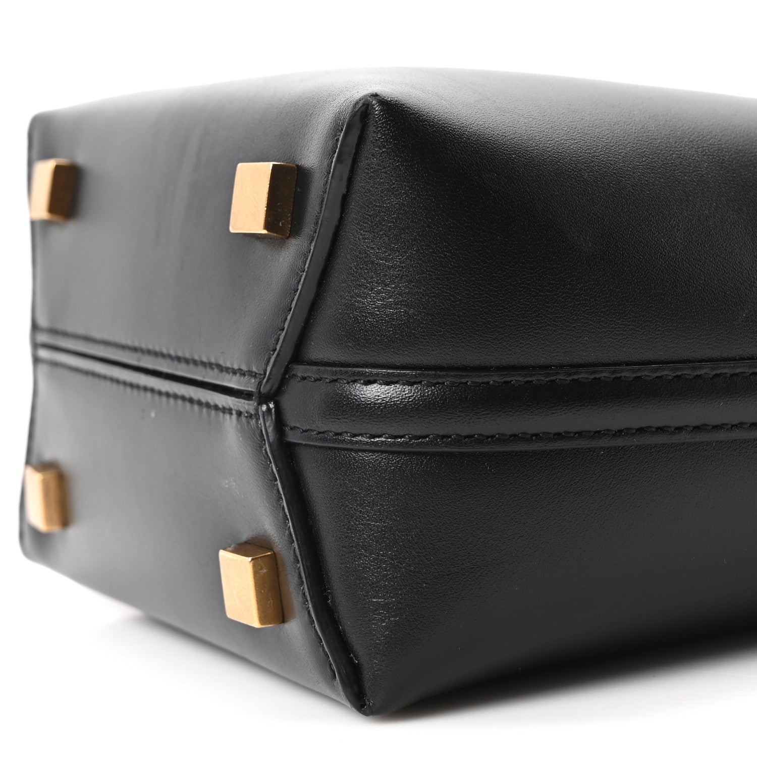 Saint Laurent Shiny Calfskin Le 37 Mini Bucket Bag Black 8 of 8