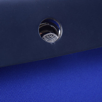 Hermes Toile Vache Hunter Herbag Zip 31 PM Bleu Electrique Bleu Indigo 11 of 11