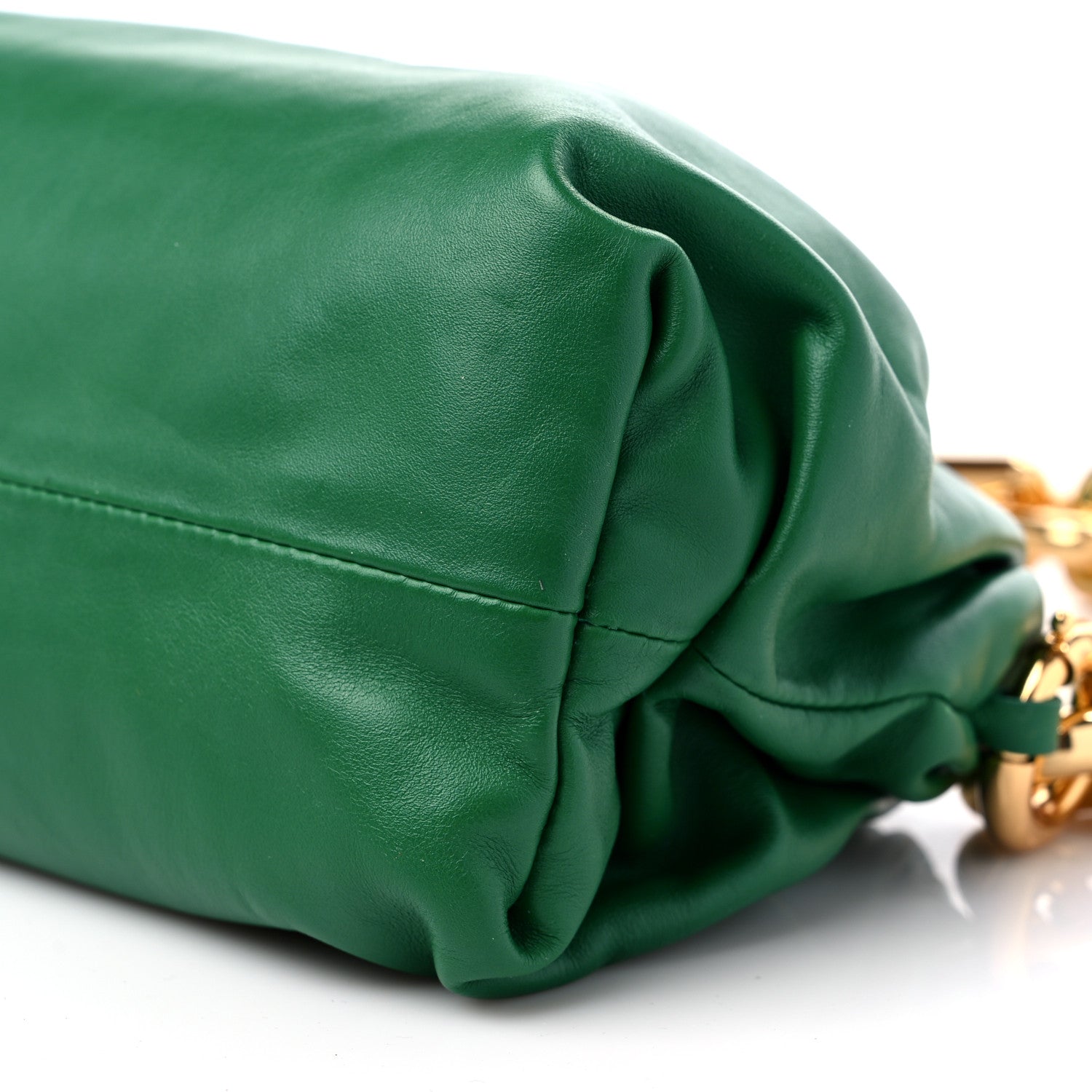 Bottega Veneta Calfskin The Pouch Chain Racing Green 8 of 10
