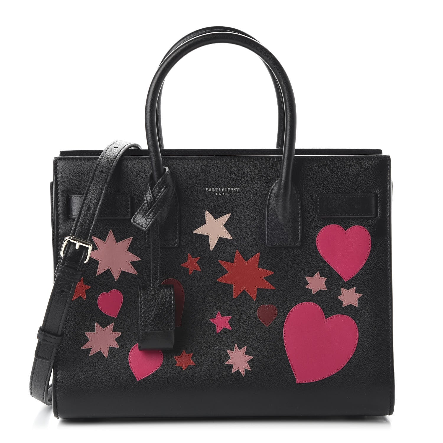Saint Laurent Calfskin Patchwork Baby Sac De Jour Black 1 of 9