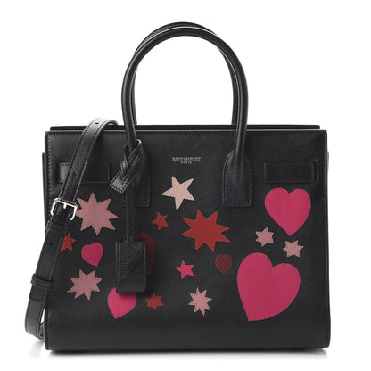 Saint Laurent Calfskin Patchwork Baby Sac De Jour Black 1 of 9