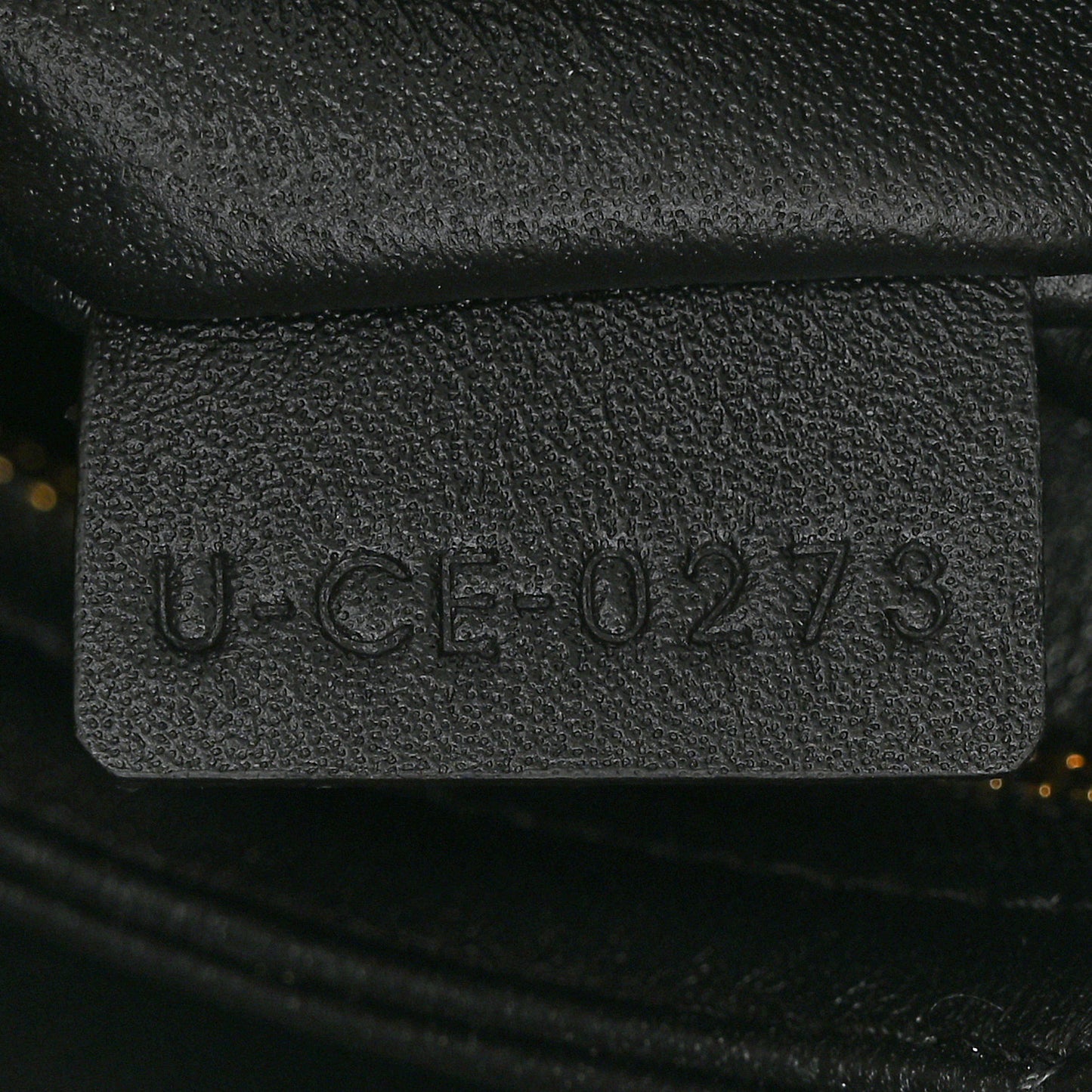 Shiny Calfskin Medium Triomphe Black