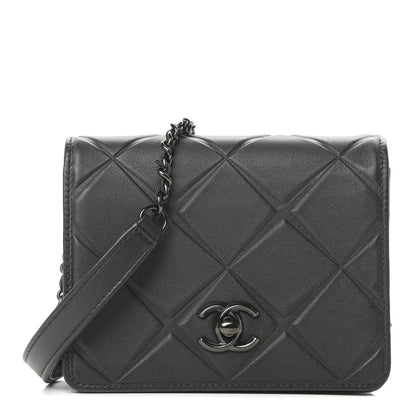Chanel Calfskin Mini Propeller Flap Black 1 of 11