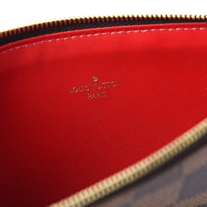 Louis Vuitton Damier Ebene Felicie Chain Wallet Zippered Insert 6 of 6