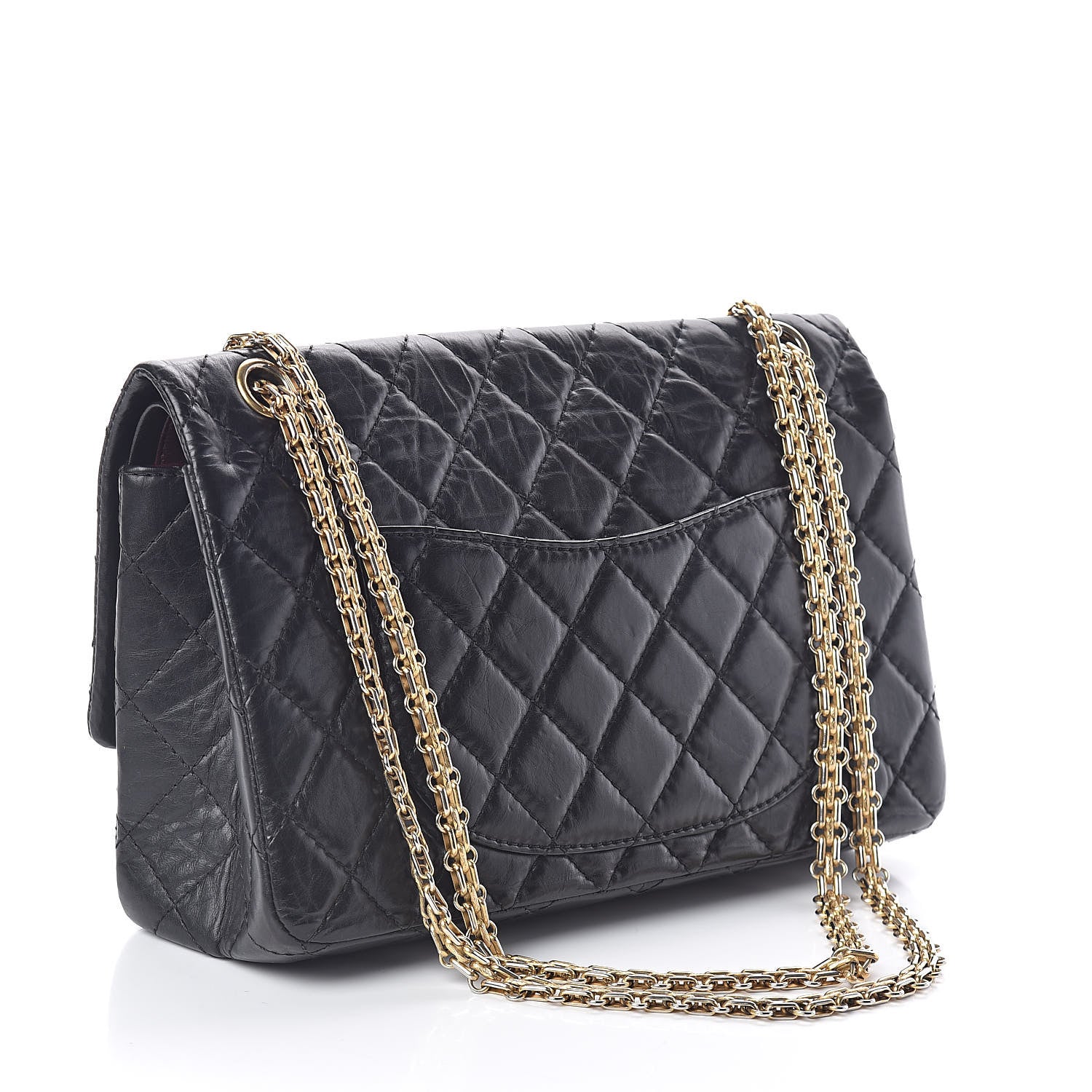 Chanel Aged Calfskin Quilted 2.55 Reissue 226 Flap Black 3 of 10