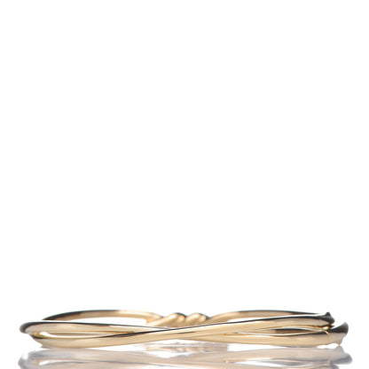 David Yurman 18K Yellow Gold Continuance Center Twist Bracelet 3 of 6