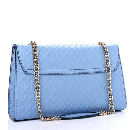 Gucci Microguccissima Medium Emily Chain Shoulder Bag Mineral Blue 3 of 11