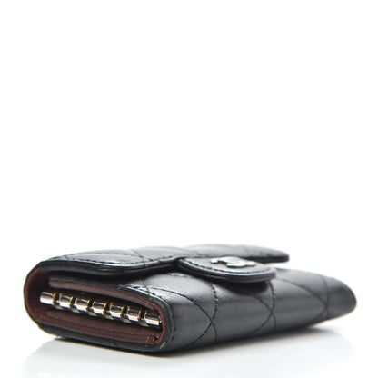 Chanel Lambskin Quilted 6 Key Holder Black 4 of 9