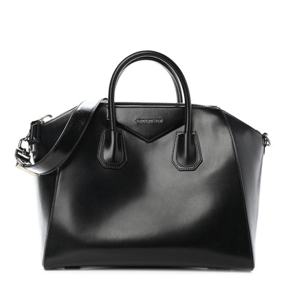 Givenchy Shiny Lord Calfskin Medium Antigona Black 1 of 4