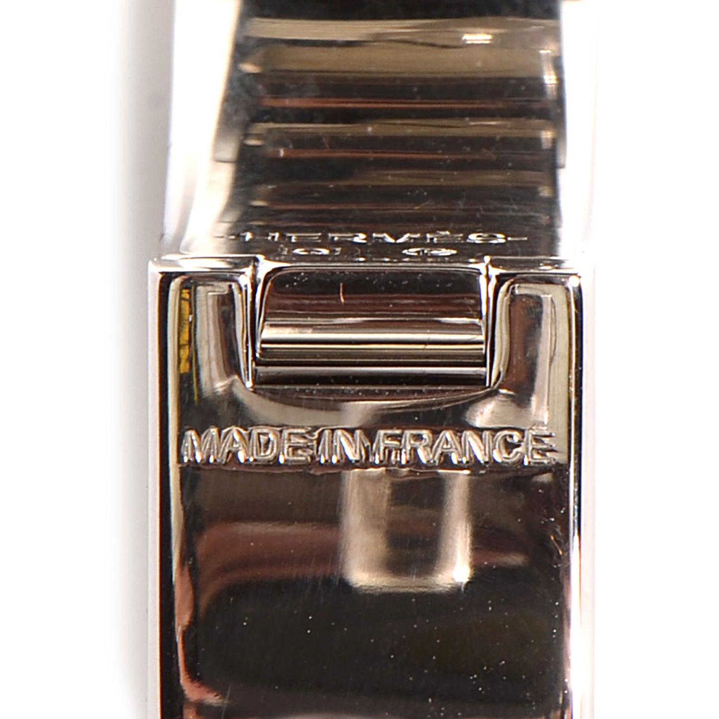 Enamel Narrow Clic Clac H Bracelet PM Black