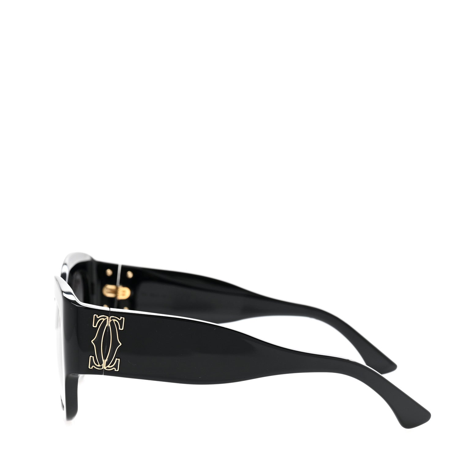 Cartier Acetate C De Cartier Sunglasses CT0304S Black 3 of 8