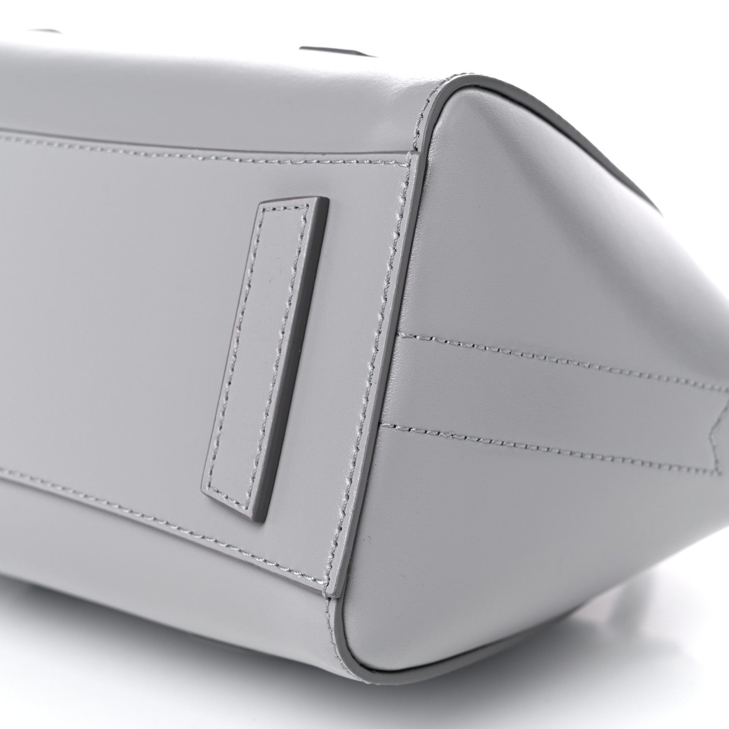 Givenchy Box Calfskin Mini Lock Antigona Shoulder Bag Cloud Grey 10 of 10