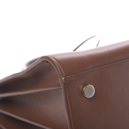 Saint Laurent Calfskin Large Sac De Jour Carryall Cognac 20 of 24