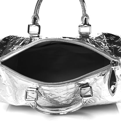 Louis Vuitton Monogram Miroir Speedy 30 Silver 5 of 9