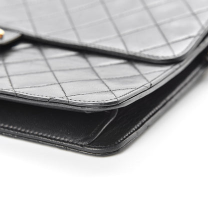 Chanel Lambskin Quilted Medium Single Flap Black 11 of 19