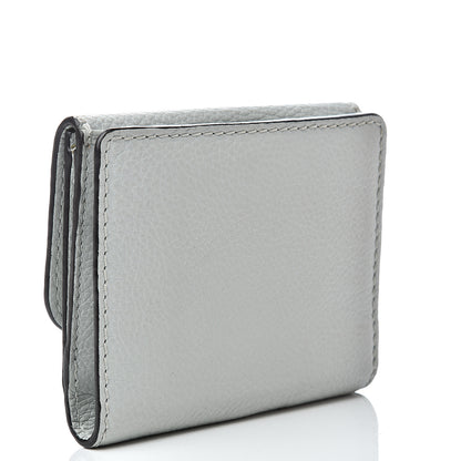 Chloe Grained Calfskin Marcie Square Wallet Atoll Blue 2 of 9