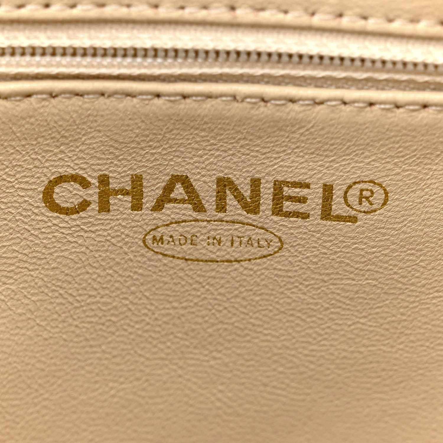 Chanel Caviar Quilted Medallion Tote Light Beige 6 of 16