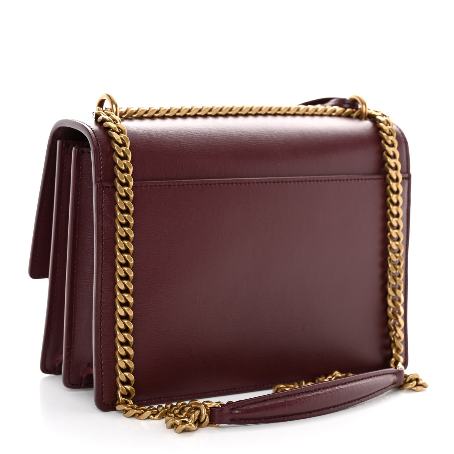 Saint Laurent Calfskin Medium Monogram Sunset Rouge Legion 3 of 11