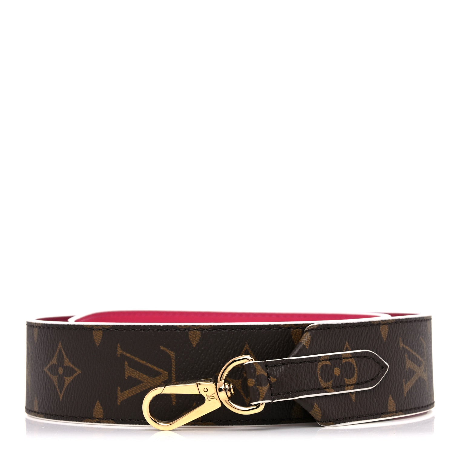 Louis Vuitton Monogram Bandouliere Shoulder Strap Hot Pink 1 of 6