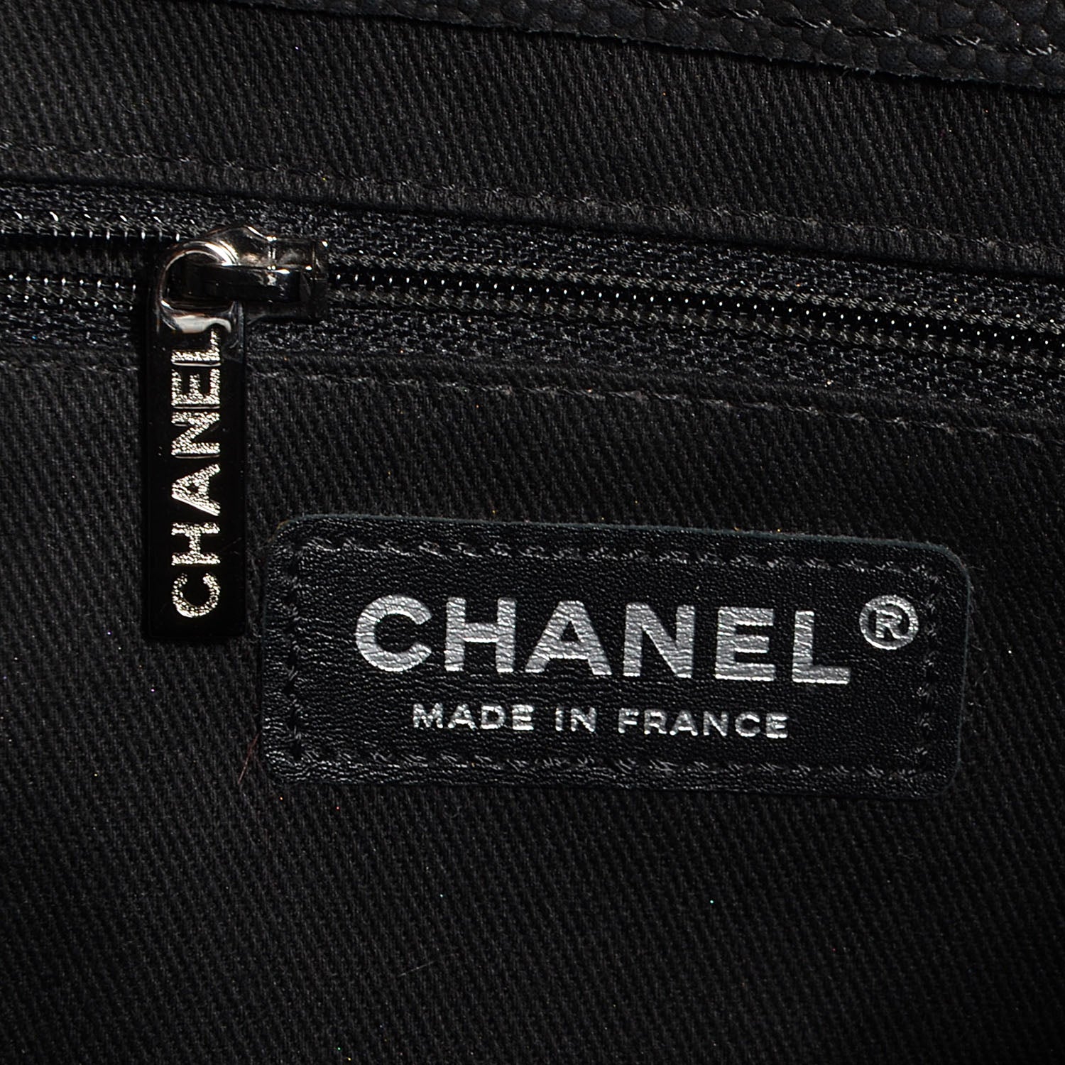 Chanel Iridescent Caviar Medium Lady Pearly Flap Black 6 of 8