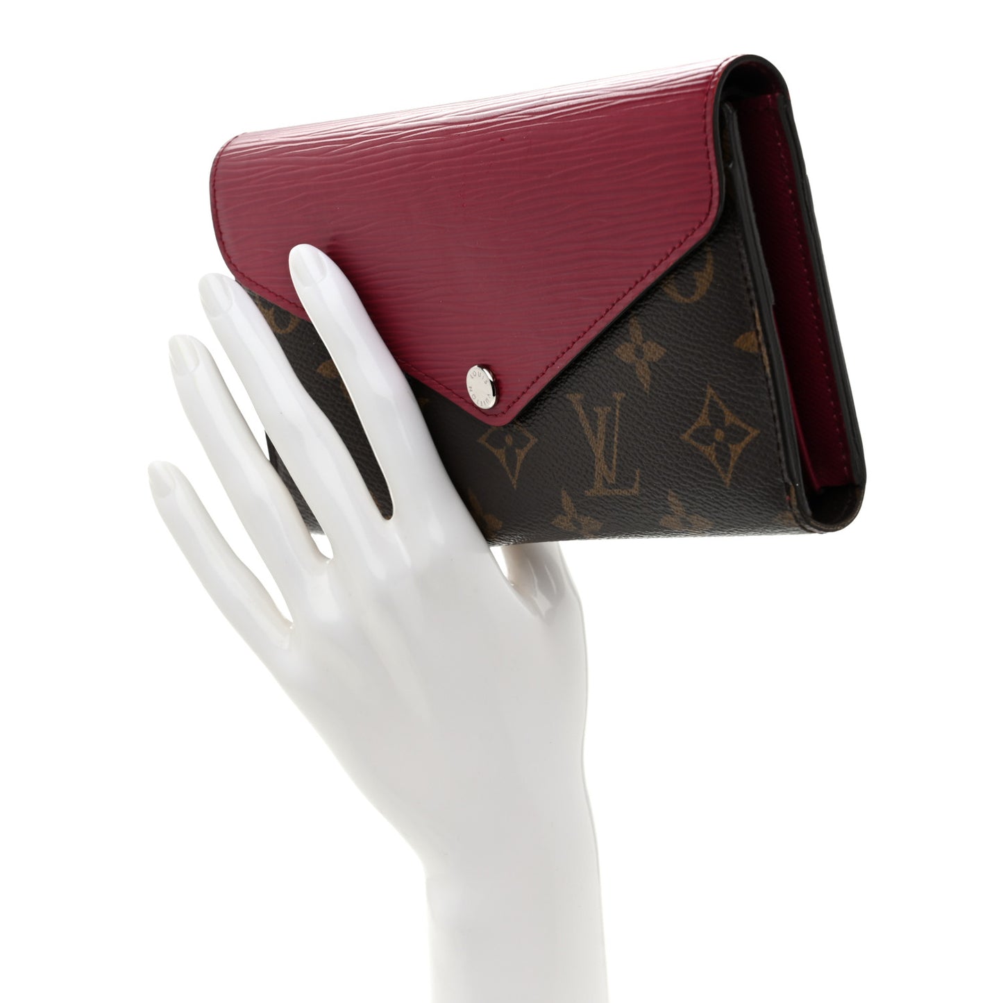 Monogram Epi Marie-Lou Long Wallet Fuchsia