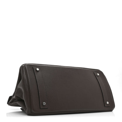 Hermes Taurillon Clemence JPG Birkin 42 Chocolate 3 of 10